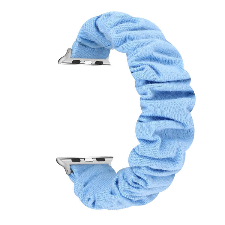 For Apple Watch Series 9&8&7 41mm / SE 3&SE 2&6&SE&5&4 40mm / 3&2&1 38mm Cloth + Stainless Steel ...