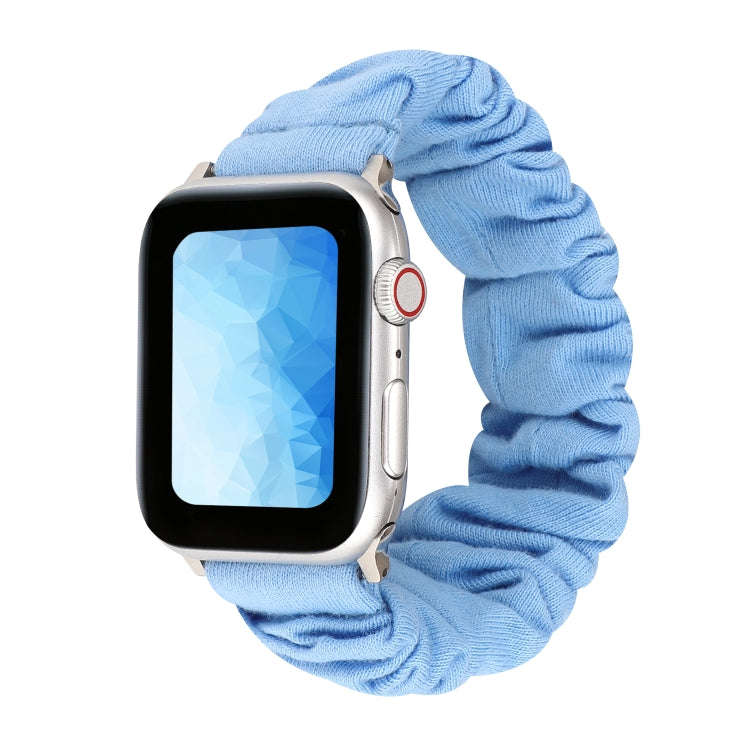 For Apple Watch Series 9&8&7 41mm / SE 3&SE 2&6&SE&5&4 40mm / 3&2&1 38mm Cloth + Stainless Steel ...