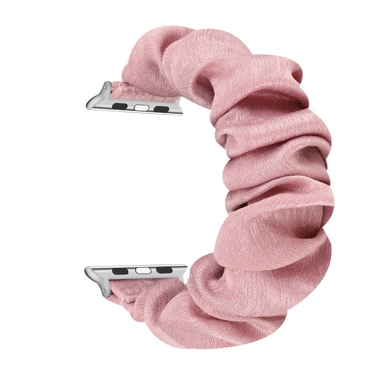 For Apple Watch Series 7 45mm / 6 & SE & 5 & 4 44mm / 3 & 2 & 1 42mm Cloth + Stainless Steel Hair...