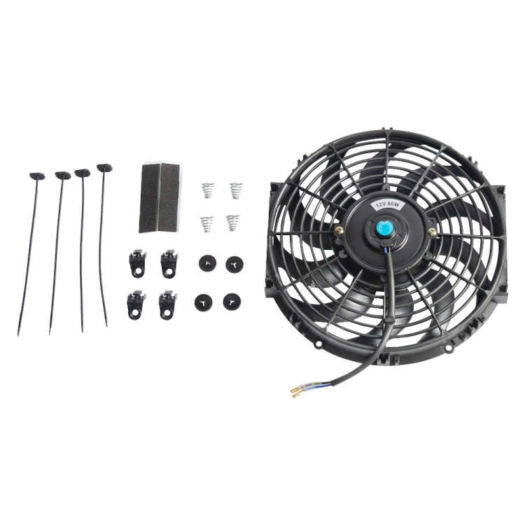 12 inch 12V 80W Car Powerful Transmission Oil Cooling Fan with Mounting Accessorie