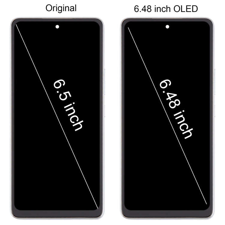 For Samsung Galaxy A53 5G SM-A536 6.48 inch OLED LCD Screen Digitizer Full Assembly with Frame (G...