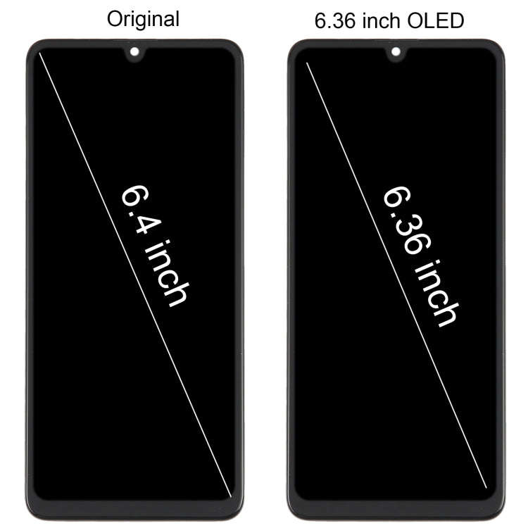For Samsung Galaxy A32 4G SM-A325 OLED LCD Screen Digitizer Full Assembly with Frame