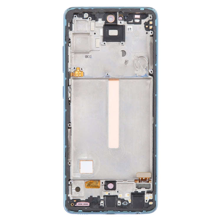For Samsung Galaxy A52 4G SM-A525 6.43 inch OLED LCD Screen Digitizer Full Assembly with Frame (B...