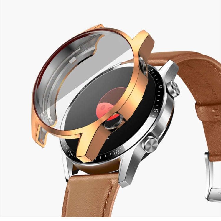 For Huawei Watch GT2 46mm TPU All Inclusive Watch Case(Rose Gold)