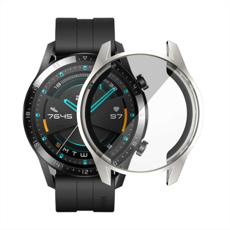 For Huawei Watch GT2 46mm TPU All Inclusive Watch Case(Silver)