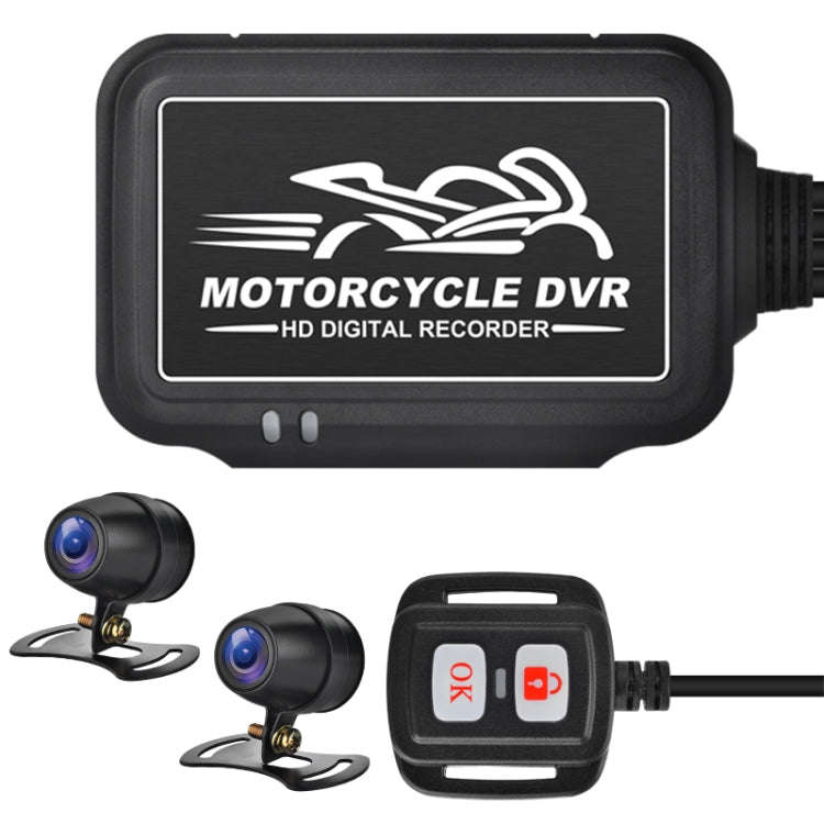 SE3 Dual AHD 1080P Waterproof HD Motorcycle DVR Without Screen, Support TF Card / Cycling Video /...