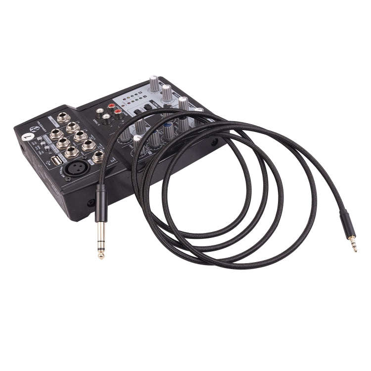 3662BK 3.5mm Male to 6.35mm Male Stereo Audio Cable, Length:3m