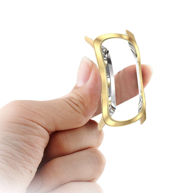For Garmin Forerunner 245 TPU Electroplated Watch Case(Golden)