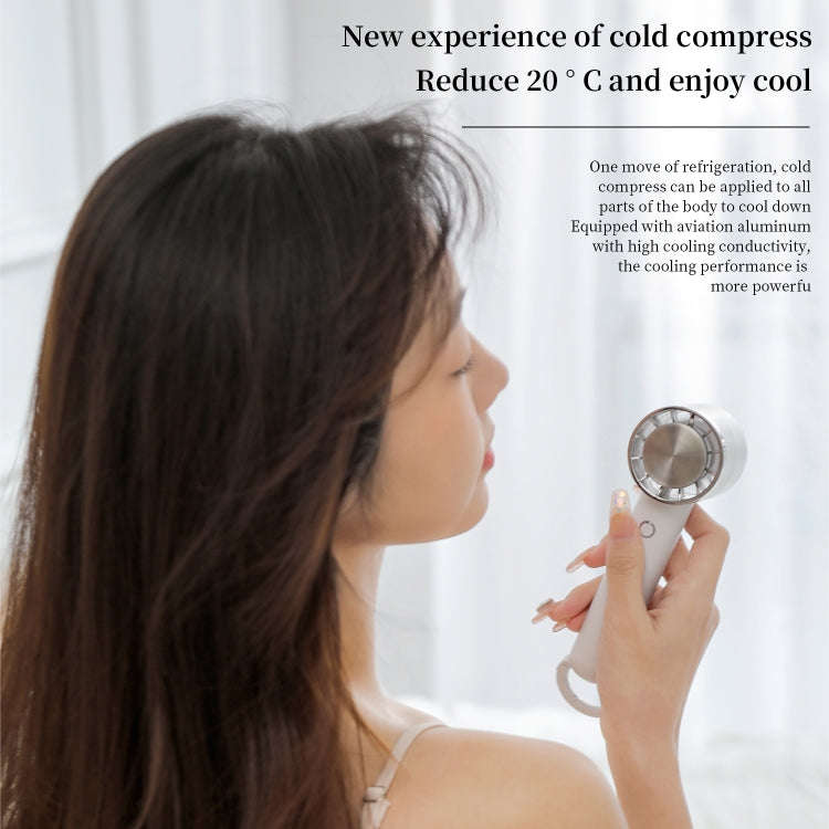 U16 Portable Handheld Cooling Electric Fan(White)