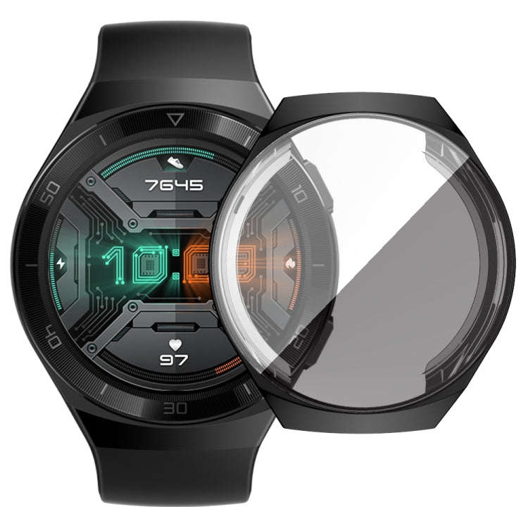 For Huawei GT2e TPU Electroplated All Inclusive Watch Case(Black)