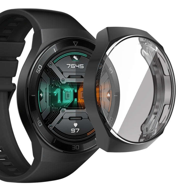 For Huawei GT2e TPU Electroplated All Inclusive Watch Case(Black)
