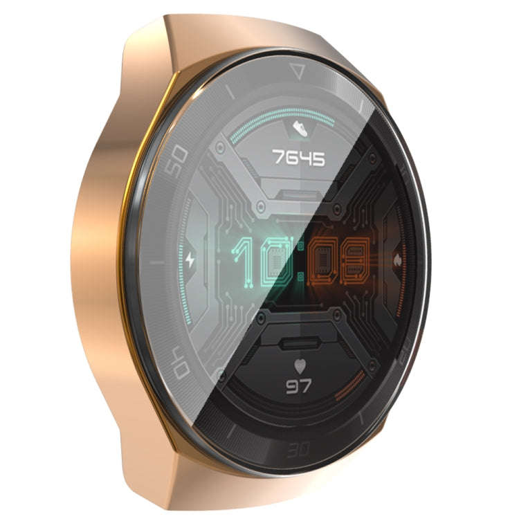 For Huawei GT2e TPU Electroplated All Inclusive Watch Case(Rose Gold)