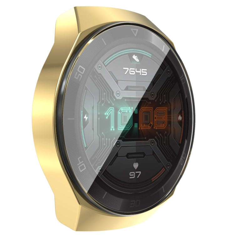 For Huawei GT2e TPU Electroplated All Inclusive Watch Case(Golden)