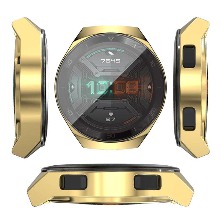 For Huawei GT2e TPU Electroplated All Inclusive Watch Case(Golden)