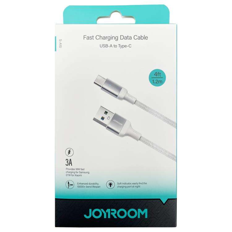JOYROOM S-UC027A10 Extraordinary Series 3A USB-A to USB-C / Type-C Fast Charging Data Cable, Cabl...