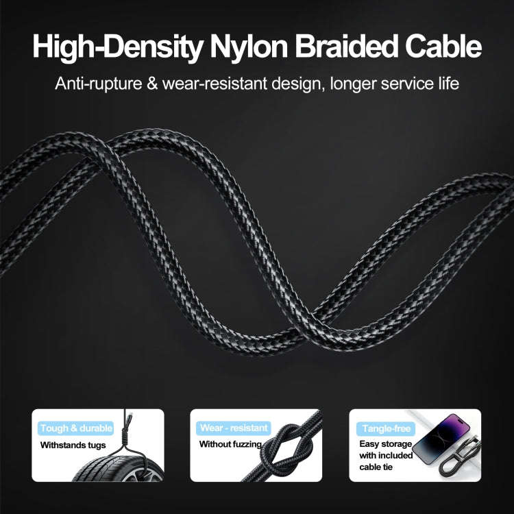 JOYROOM S-UC027A10 Extraordinary Series 3A USB-A to USB-C / Type-C Fast Charging Data Cable, Cabl...