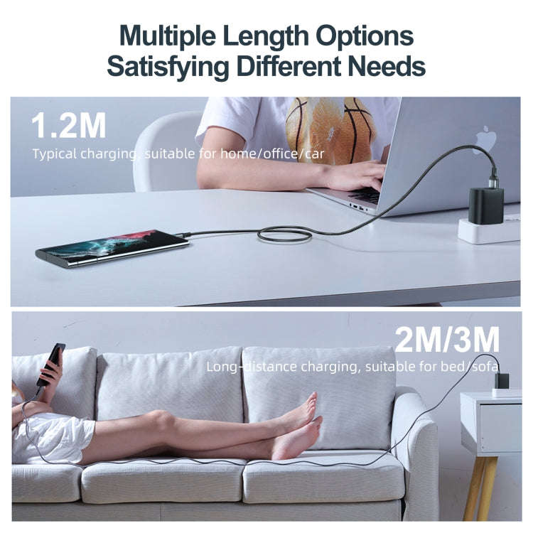 JOYROOM S-UC027A10 Extraordinary Series 3A USB-A to USB-C / Type-C Fast Charging Data Cable, Cabl...
