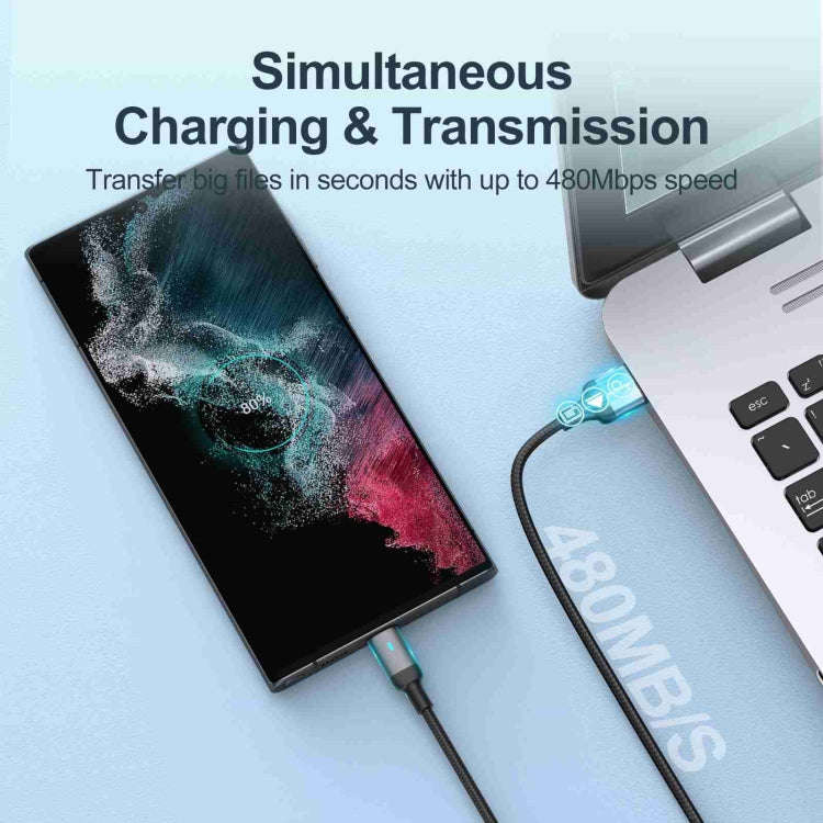 JOYROOM S-CC100A10 Extraordinary Series 100W USB-C / Type-C to USB-C / Type-C Fast Charging Data ...