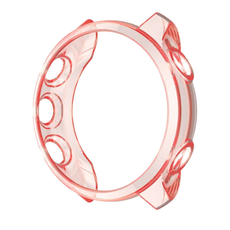 For Garmin Forerunner 245 TPU Translucent Watch Case(Orange)
