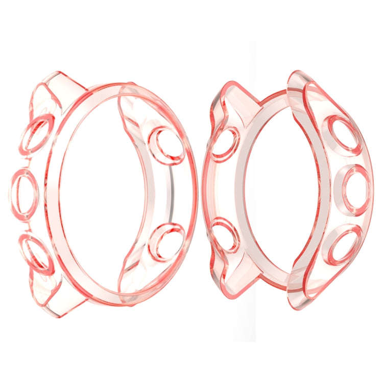 For Garmin Forerunner 245 TPU Translucent Watch Case(Orange)