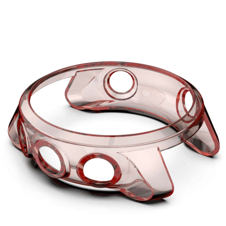 For Garmin Forerunner 245 TPU Translucent Watch Case(Orange)