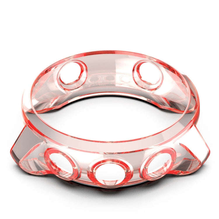 For Garmin Forerunner 245 TPU Translucent Watch Case(Orange)