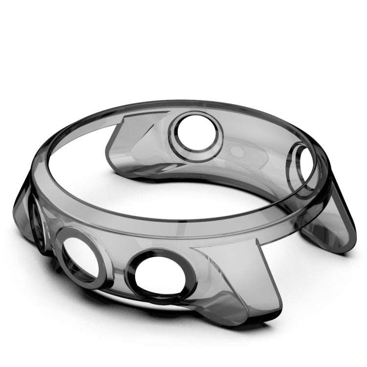 For Garmin Forerunner 245 TPU Translucent Watch Case(Black)