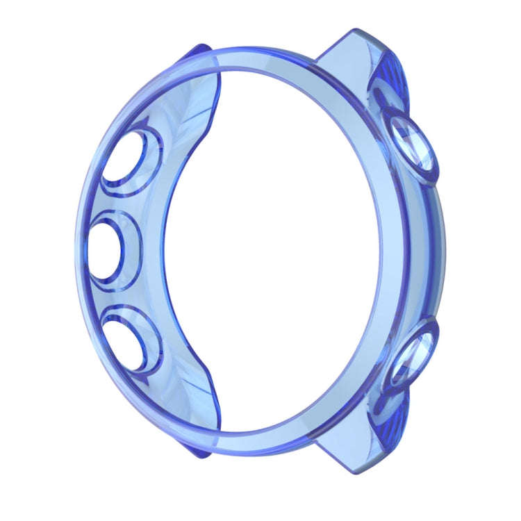 For Garmin Forerunner 245 TPU Translucent Watch Case(Blue)