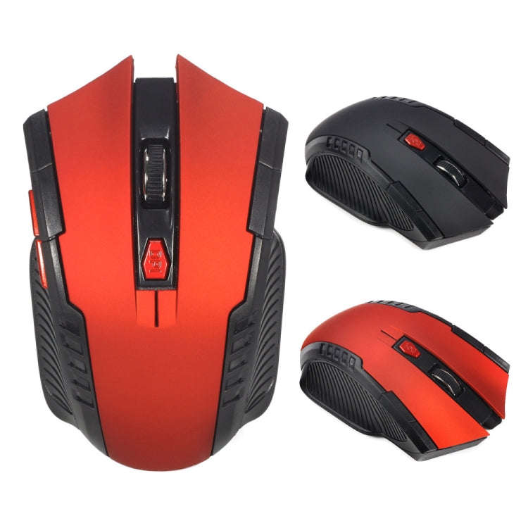 6-keys 2.4G 1600DPI Three-speed Adjustable Wireless Office Mouse(Black)