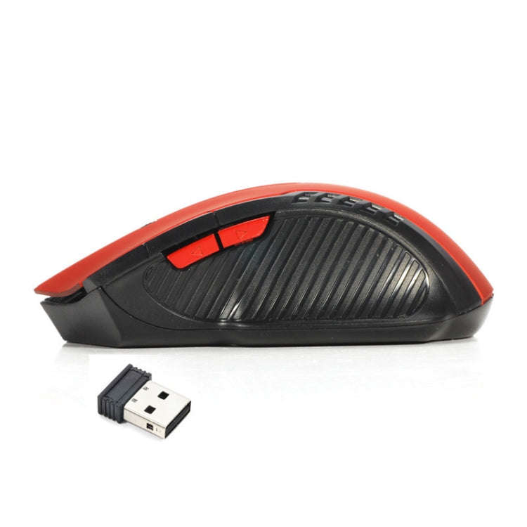 6-keys 2.4G 1600DPI Three-speed Adjustable Wireless Office Mouse(Black)