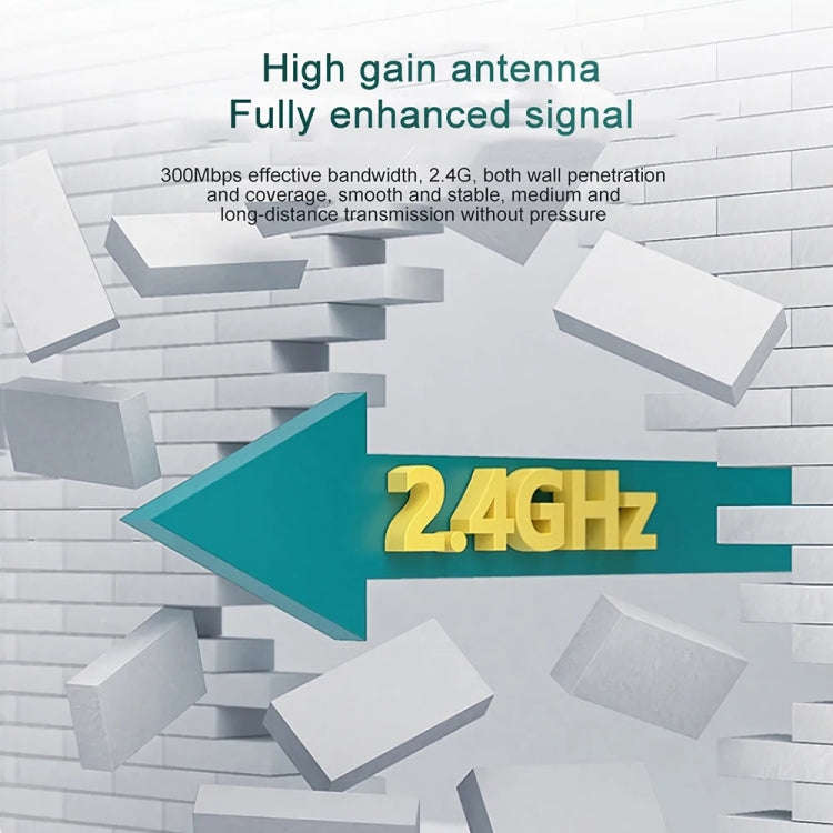 Wavlink WN578W2 300Mbps 2.4GHz WiFi Extender Repeater Home Wireless Signal Amplifier(US Plug)