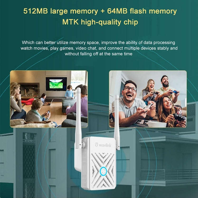 Wavlink WN578W2 300Mbps 2.4GHz WiFi Extender Repeater Home Wireless Signal Amplifier(AU Plug)