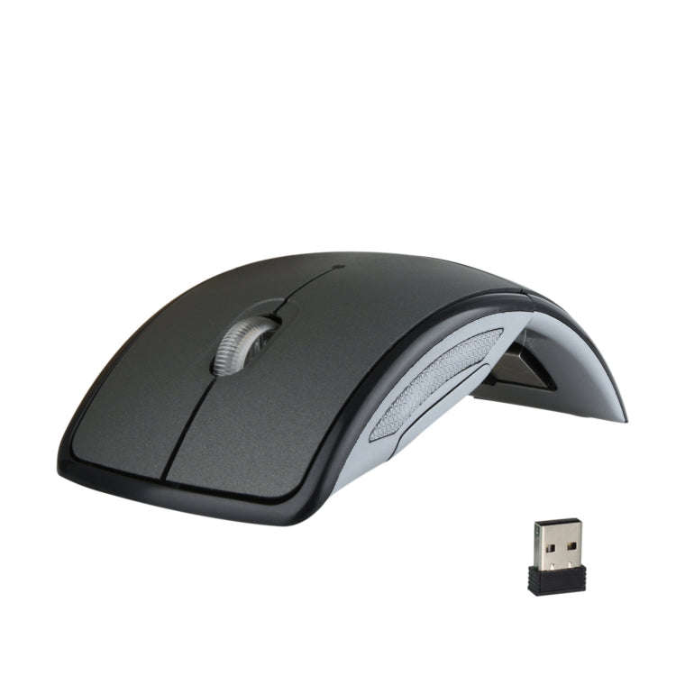 HXSJ ZD-01 1600DPI 2.4GHz Wireless Foldable Mouse(Grey)