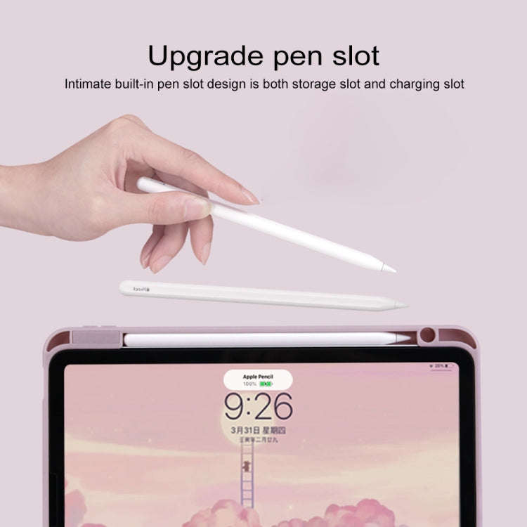For Huawei MatePad 11 Acrylic Rotating Leather Tablet Case(Blue)