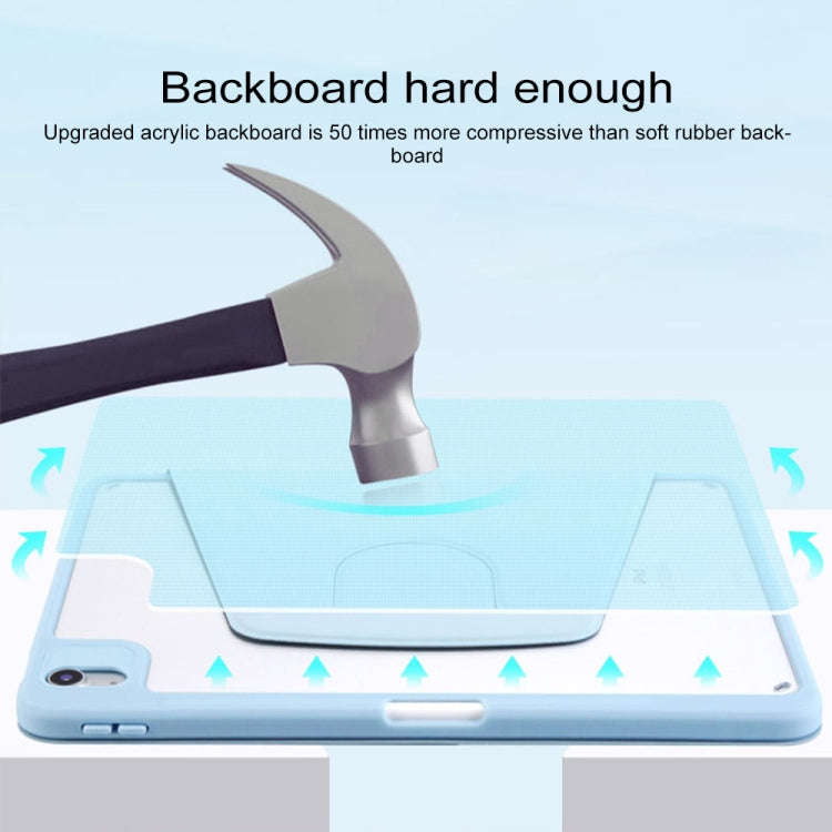 For Huawei MatePad 11 Acrylic Rotating Leather Tablet Case(Blue)