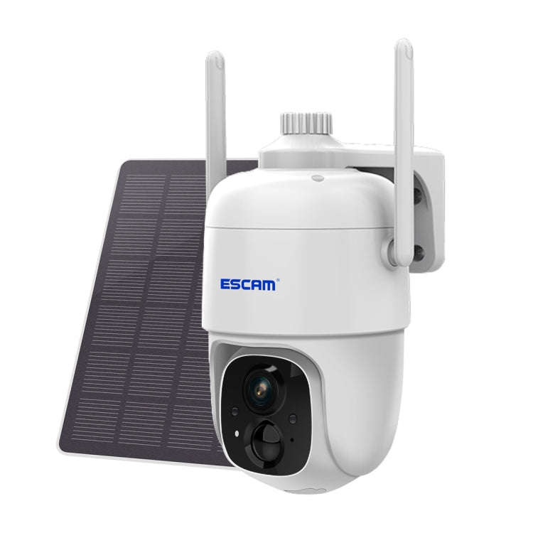 ESCAM G24 3MP WiFi Smart Night Vision Two-way Voice Intercom Solar Camera Support Full HD AI Reco...