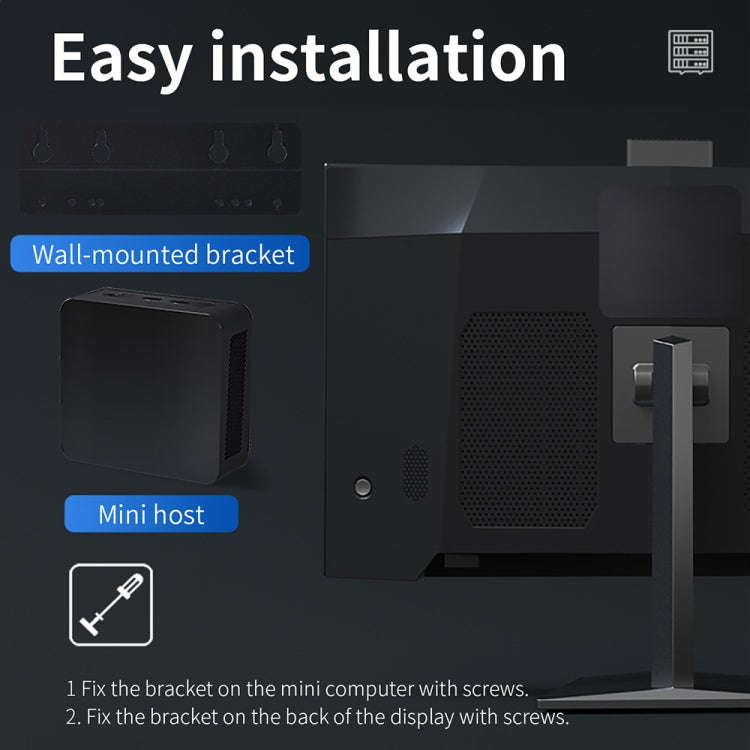 ZX03 Windows 11 Mini PC, Intel Alder Lake N95, Support Dual HDMI Output, Spec:8GB+1TB(EU Plug)