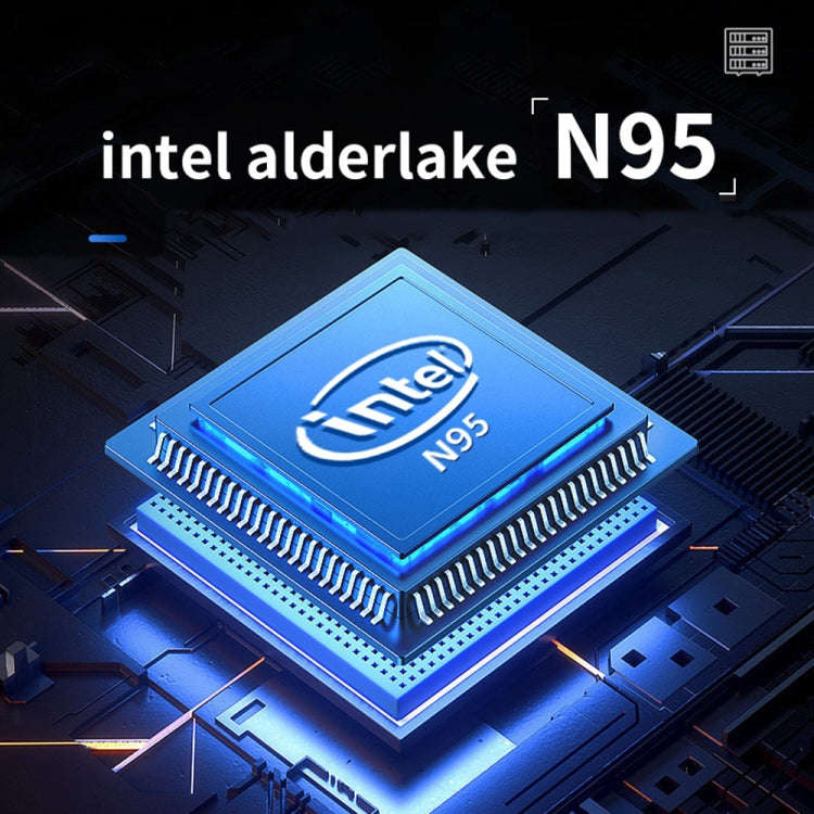 ZX03 Windows 11 Mini PC, Intel Alder Lake N95, Support Dual HDMI Output, Spec:16GB+512GB(US Plug)