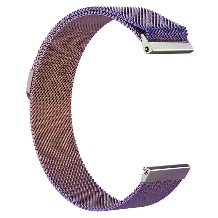 For Fitbit Versa Milanese  Watch Band, Size:S(Colorful)