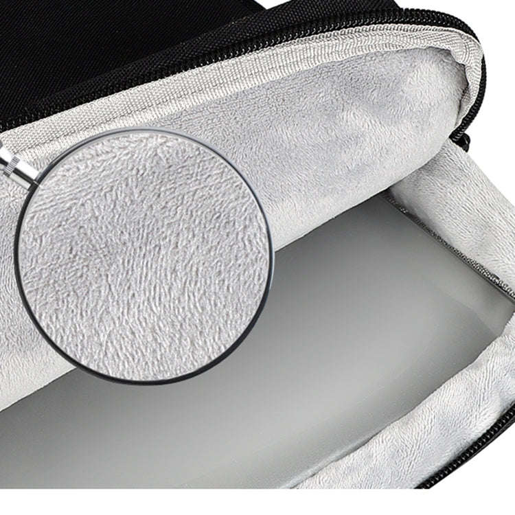 ST11 Polyester Thickened Laptop Bag, Size:14.1-15.4 inch(Black)