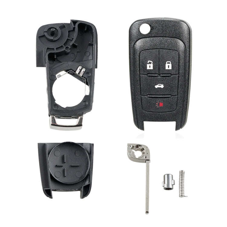 For Opel Car Keys Replacement Car Key Case with Foldable Key Blade(3 Buttons/Sedan Button)