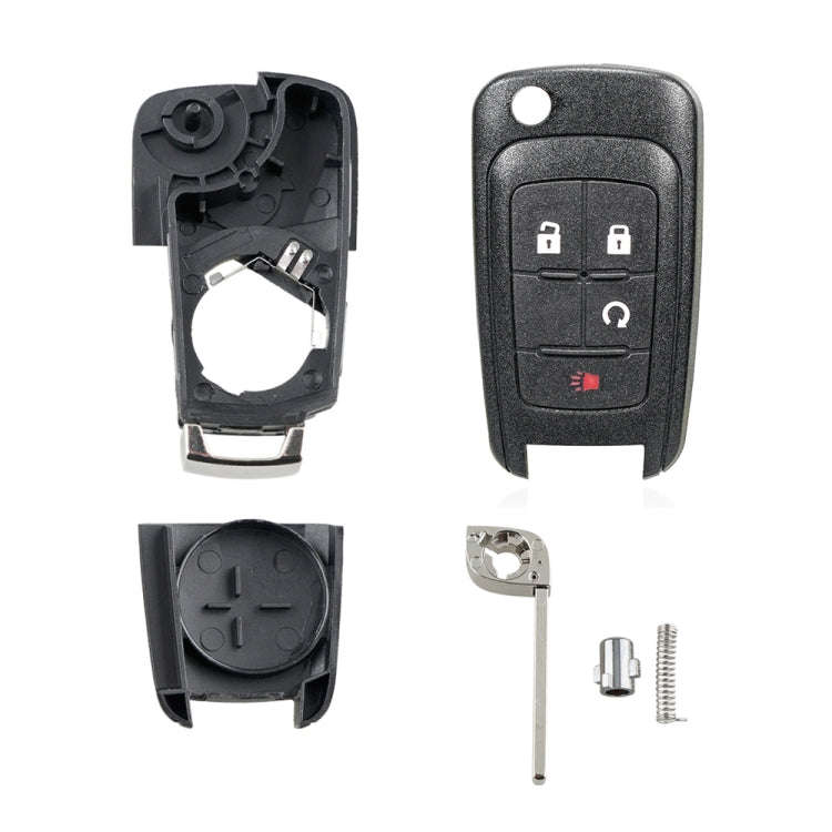 For Opel Car Keys Replacement Car Key Case with Foldable Key Blade(3 Buttons/Start Button)