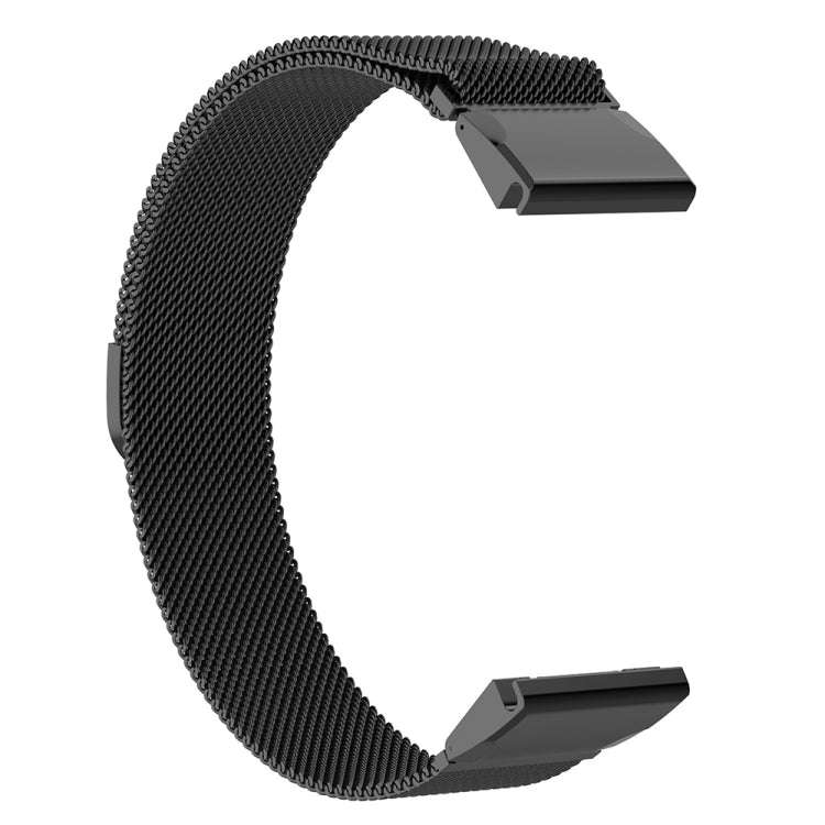 For Garmin Fenix 5X Milanese Watch Band(Rose Gold)