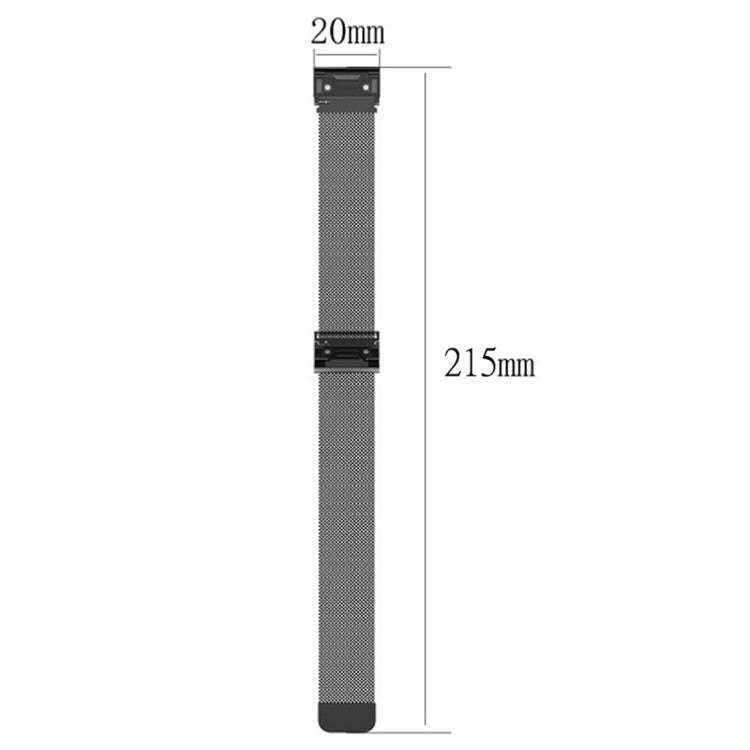 For Garmin Fenix 5S Milanese Watch Band(Colorful)