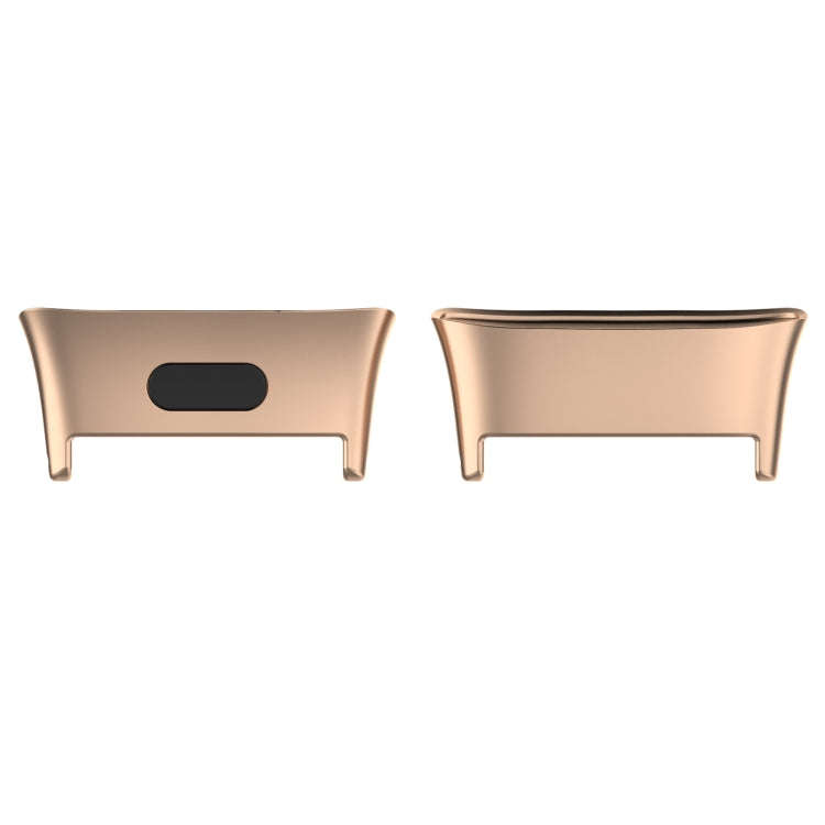 For Xiaomi Redmi Watch 3 / Mi Watch Lite 3 1 Pair Metal Watch Band Connector(Rose Gold)