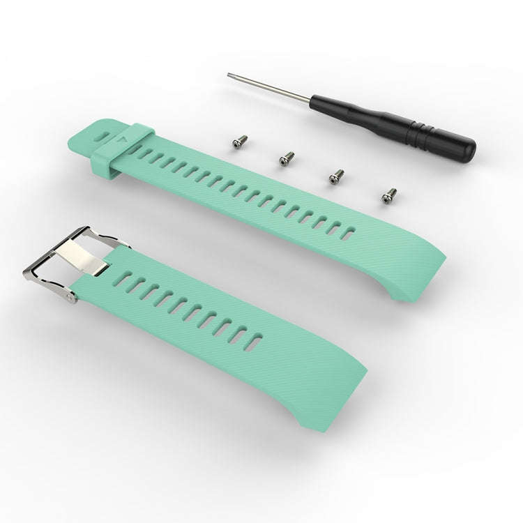 For Garmin Forerunner 30 / 35 Silicone Watch Band(Mint Green)