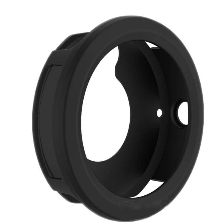 For Garmin Vivoactive 3 Smart Watch Silicone Protective Case(Black)