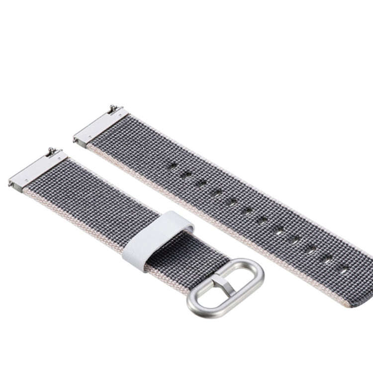 For Garmin Vivoactive 3 Nylon Watch Band with Buckle(Yellow)