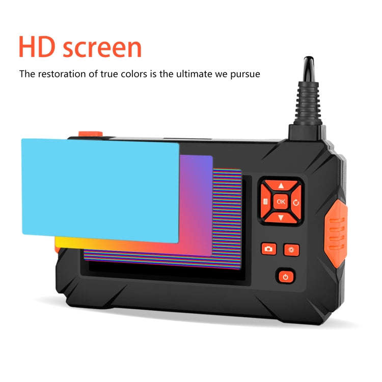 P130 3.9mm 4.3 inch Single Camera with Screen Endoscope, Length:5m