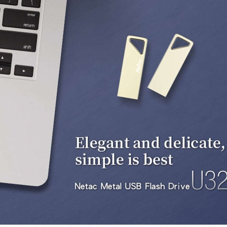 Netac U326 64GB USB 2.0 Compact and Portable Zinc Alloy U Disk
